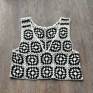 SHEIN Crochet Tank Top Size: L